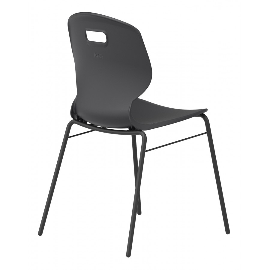 Arc Four Leg Classroom / Visitor Chair With Brace